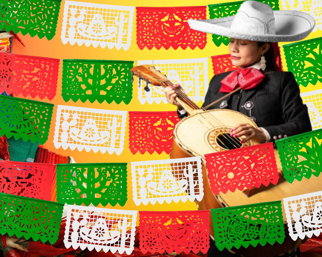 papel Picado Mexicano para fiestas patrias