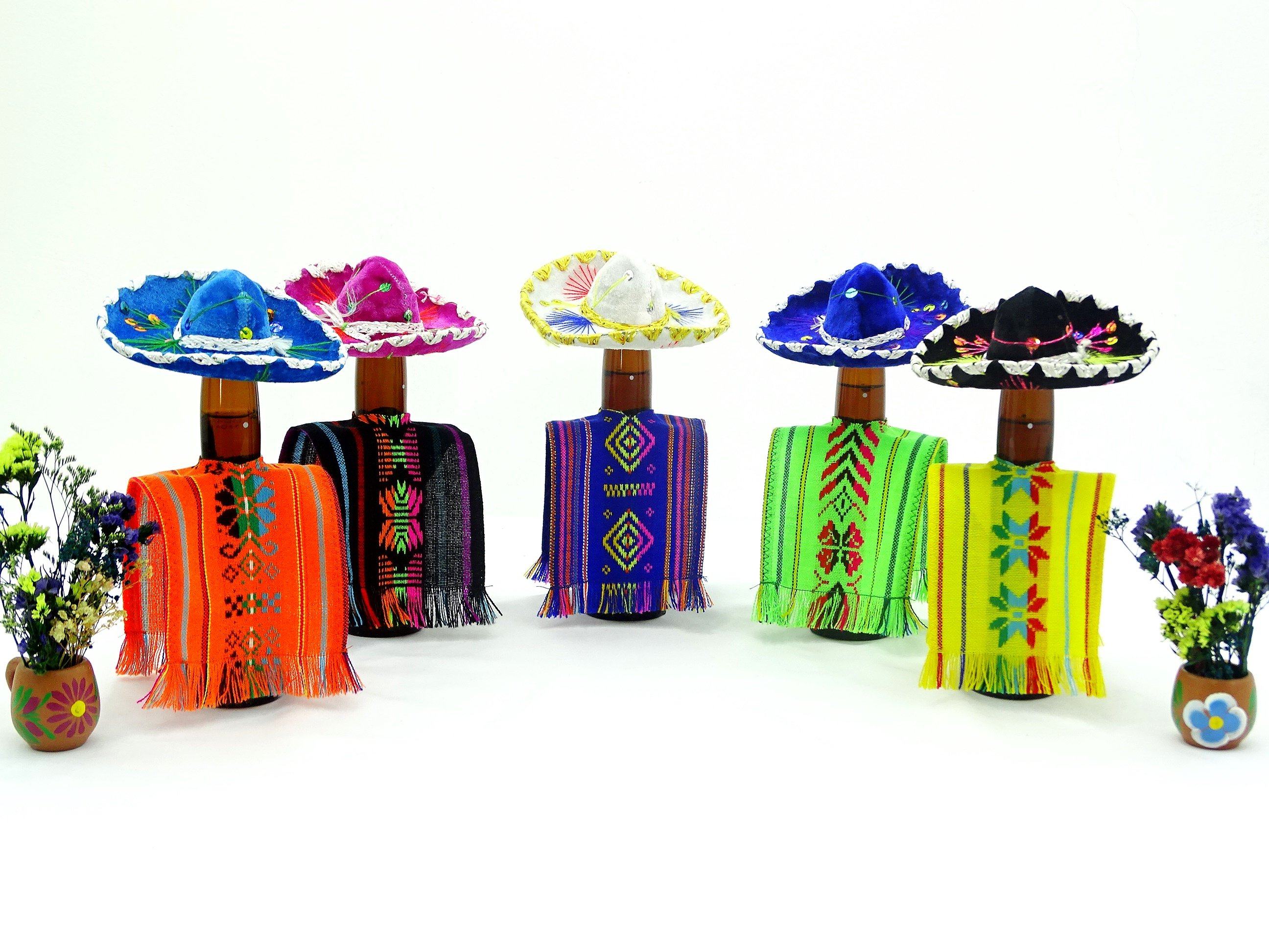 Mexican Culture Straw Covers 
